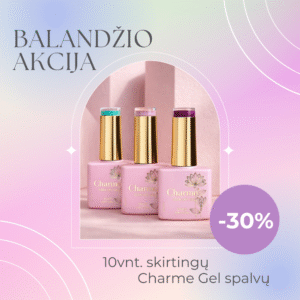 10vnt. Charme Gel rinkinys -30%